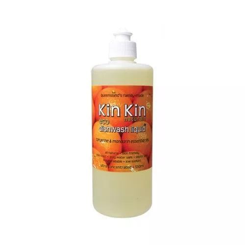 Kin Kin Dishwashing Liquid Tangerine And Mandarin 550ml – About Me Organics