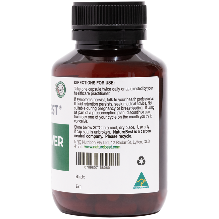 Naturobest Detox And Liver Support 60c