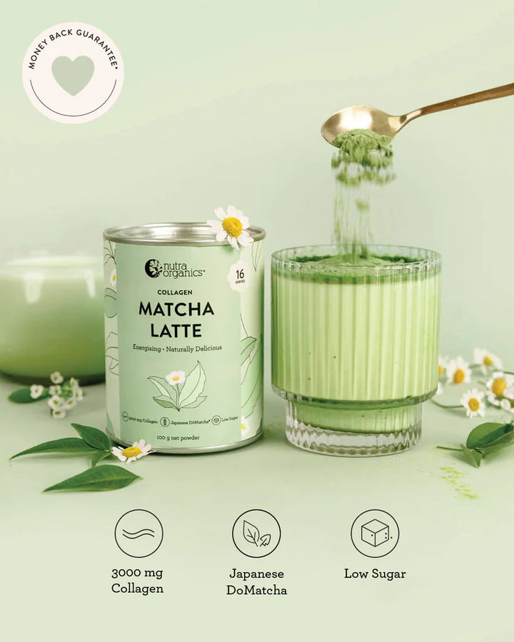 Nutra Organics Collagen Matcha Latte 100g