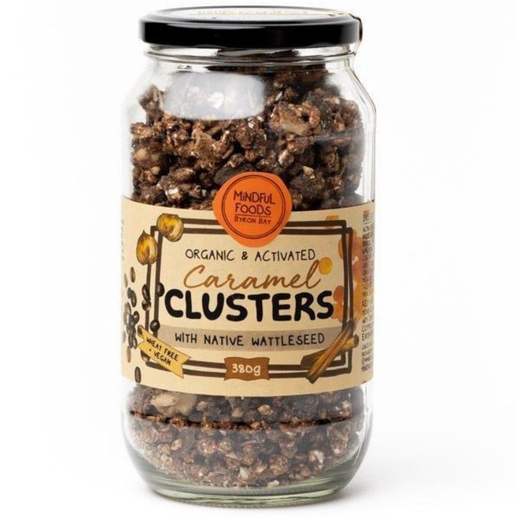 Mindful Foods Organic & Activated Caramel Wattleseed Clusters 350g