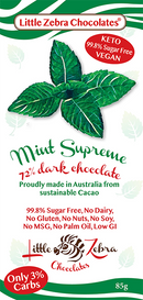 Little Zebra Mint Supreme Dark Chocolate 85g