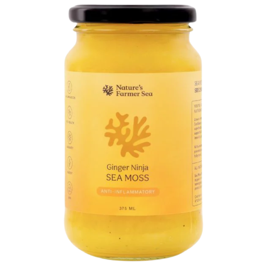 Natures Farmer Sea Ginger Ninja Sea Moss Gel Anti Inflam 375ml