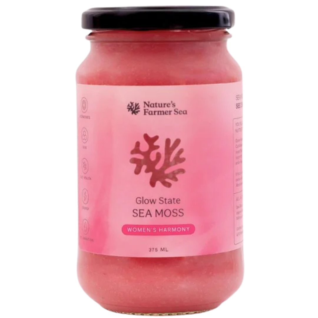 Natures Farmer Sea Glow State Sea Moss Gel Women's Harmony 375ml
