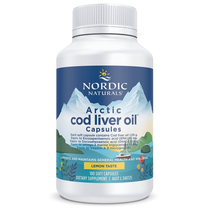 Nordic Naturals Cod Liver Oil Capsules
