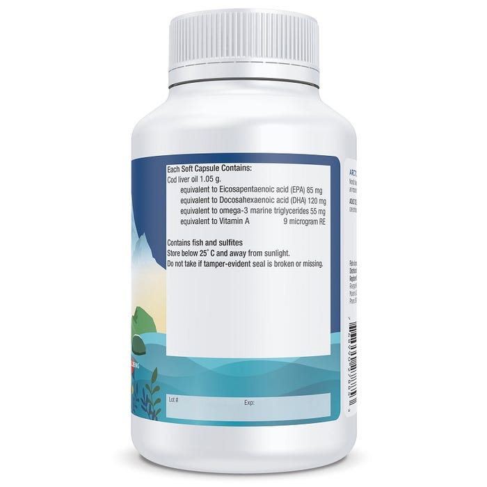 Nordic Naturals Cod Liver Oil Capsules