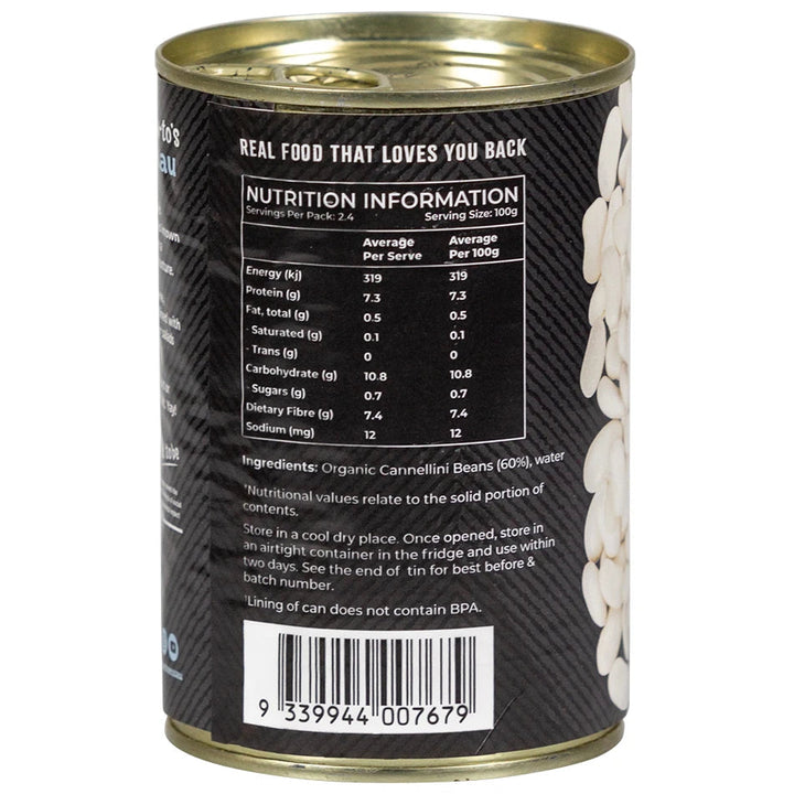 Honest To Goodness Organic Cannellini Beans 400g