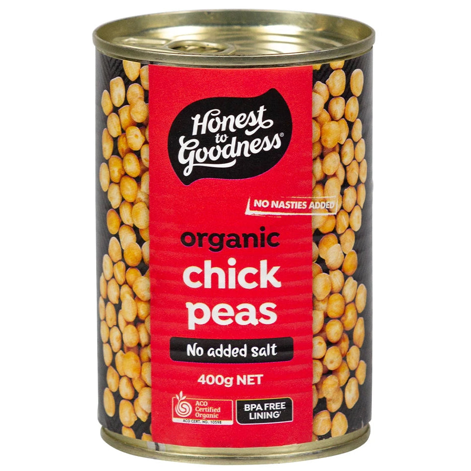 Honest To Goodness Organic Chickpeas 400g