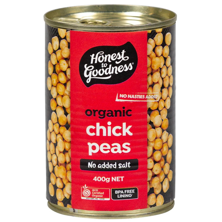 Honest To Goodness Organic Chickpeas 400g