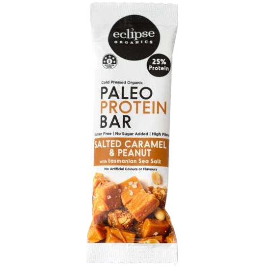 Eclipse Organic Paleo Protein Bar - Salted Caramel & Peanut 45g