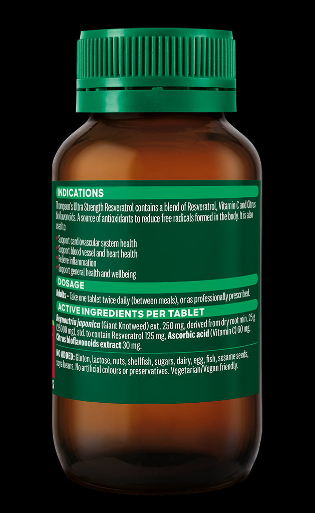 Thompsons Ultra Strenth Resveratrol