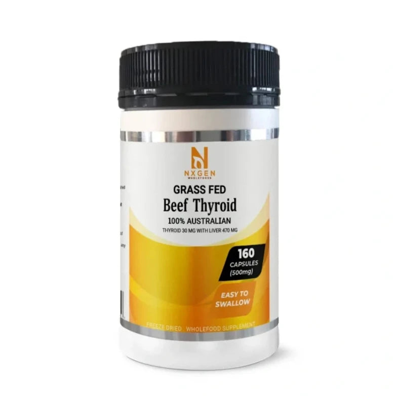 Nxgen Grass Fed Beef Thyroid Capsules 160c