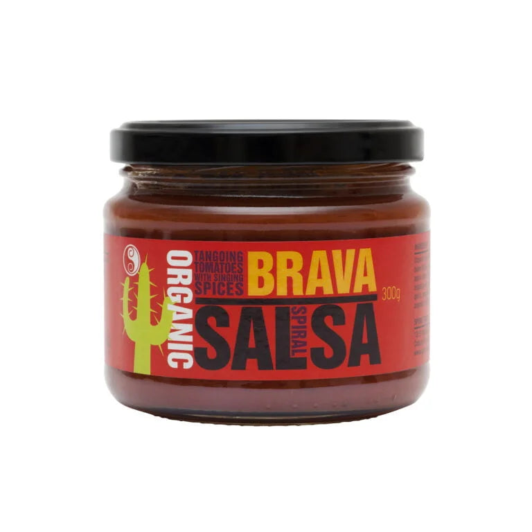 Spiral Foods Organic Brava Salsa Spicy 300g