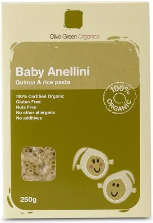 Olive Green Organics Baby Anellini Plain 250g