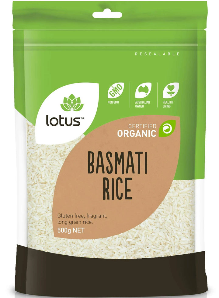 Lotus Organic Basmati Rice 500g