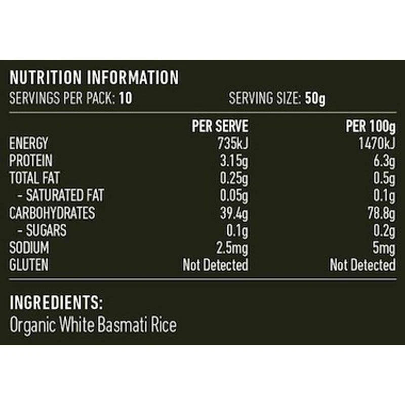 Lotus Organic Basmati Rice 500g