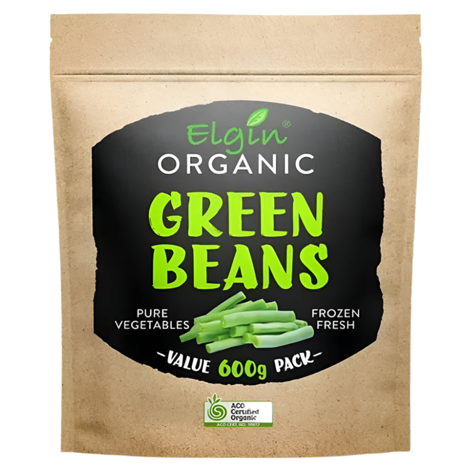 Elgin Organic Green Beans 600g