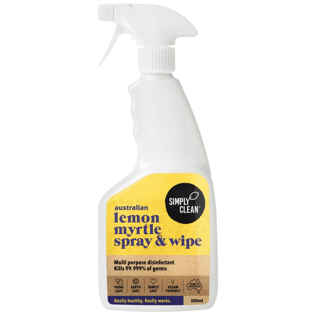Simply Clean Lemon Myrtle Spray & Wipe 500ml