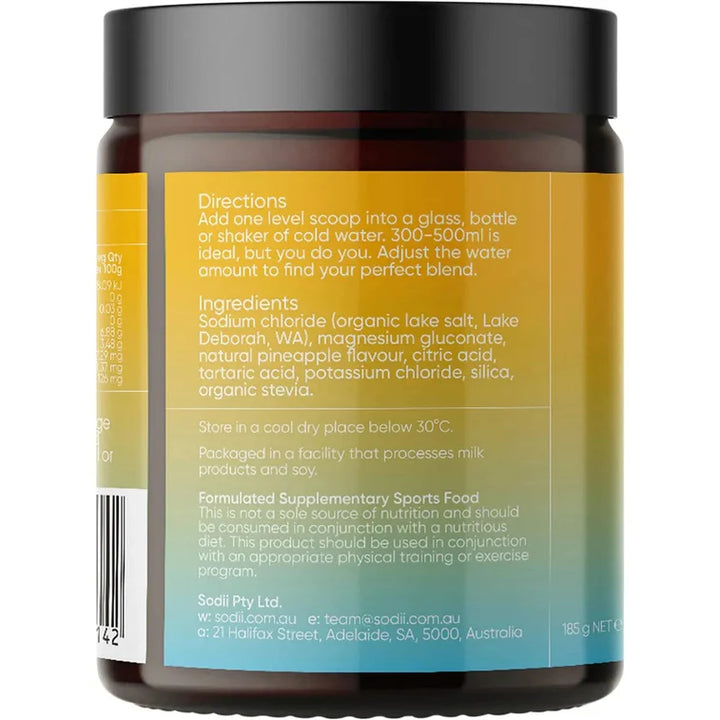 Sodii Everyday Hydration Salts Salty Pineapple 185g