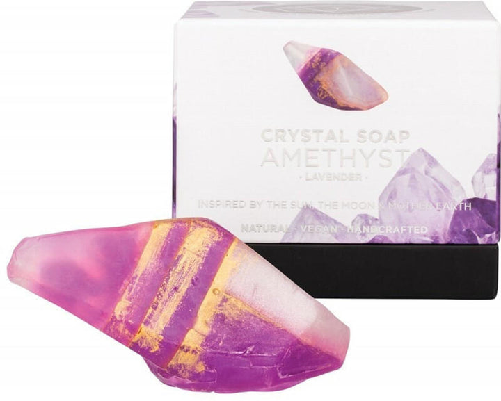 Summer Salt Body Crystal Soap Amethyst Lavender 155g