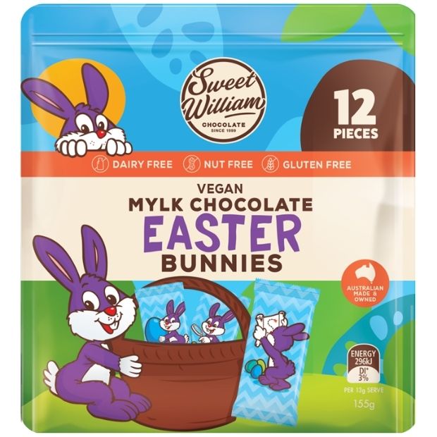 Sweet William Chocolate Easter Bunnies Multi Pack 155g