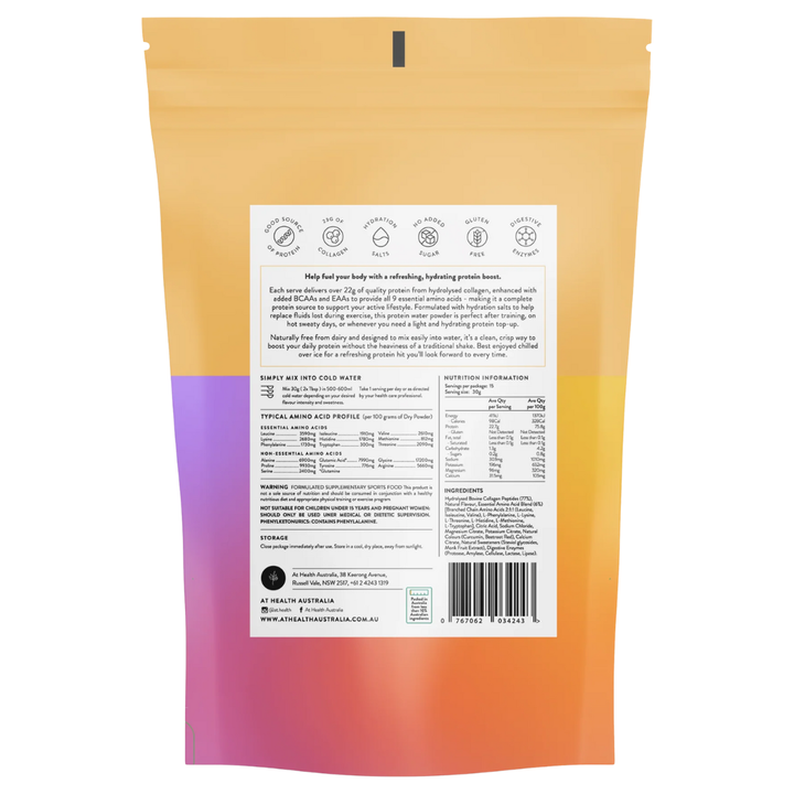 At Health Protein Water With Collagen Passion Mango 450g