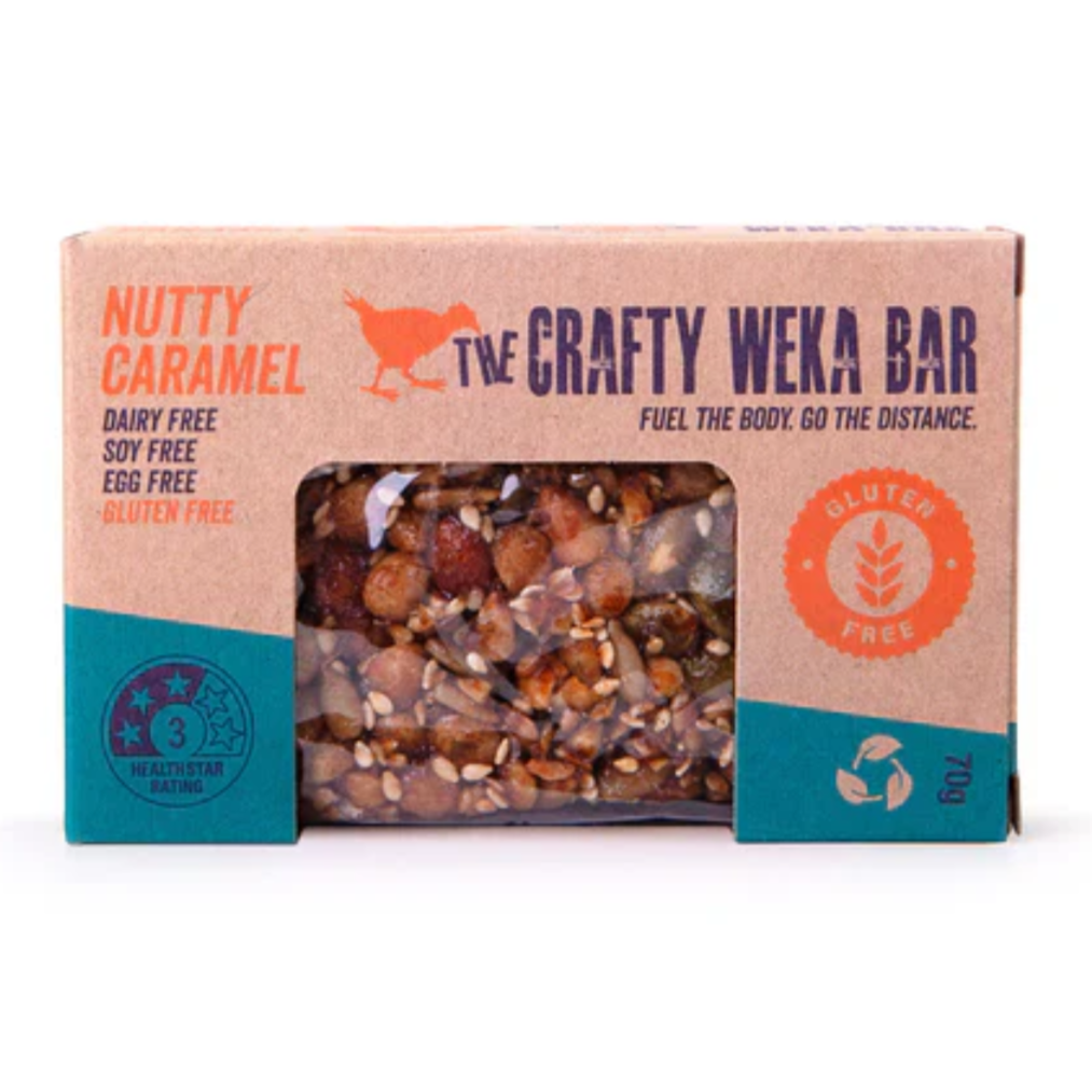 Crafty Weka Nutty Caramel Bar 75g