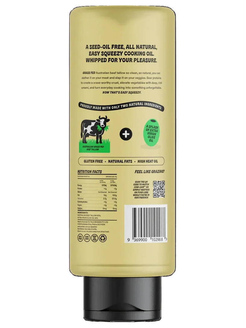 Talo Food Lube Whipped Beef Tallow Original 300g