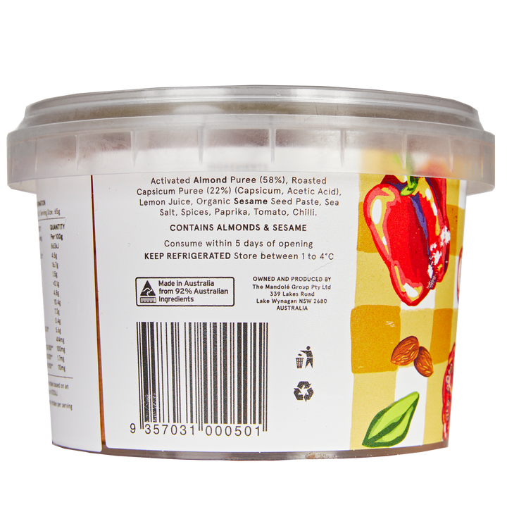 Mandole Premium Almond Dip Spanish 250g
