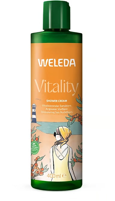 Weleda Vitality Shower Cream Sea Buckthorn 400ml