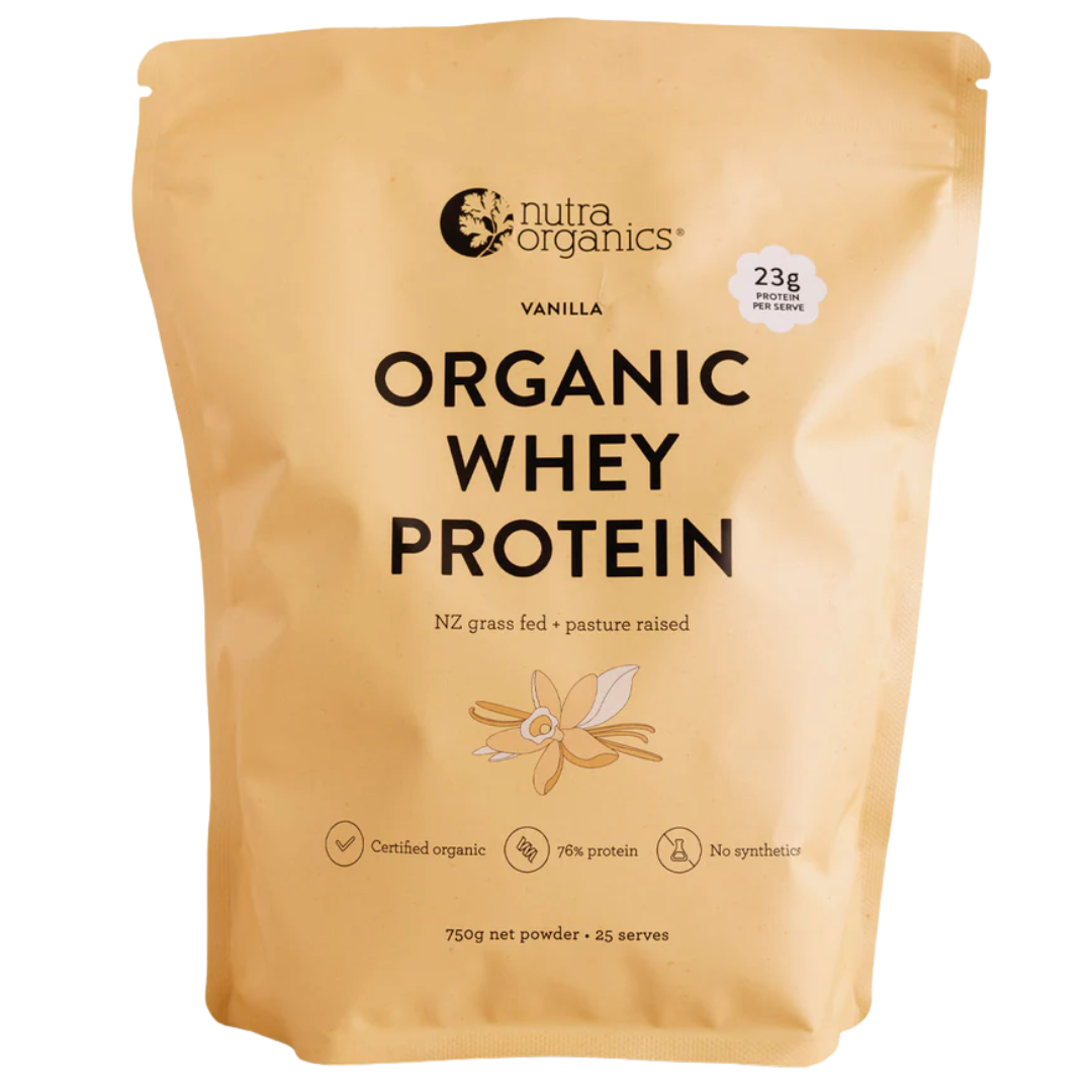 Nutra Organics Organic Whey Protein Vanilla 750g