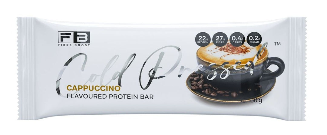 Fibre Boost Cold Pressed Protein Bar Cappuccino 50g